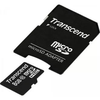 TRANSCEND MicroSDHC kartica 8GB Class 10+ adapter