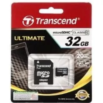 TRANSCEND MicroSDHC kartica 32GB Class 10+ adapter TRANSCEND MicroSDHC kartica 32GB Class 10+ adapter