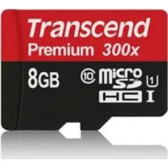 TRANSCEND MicroSDHC kartica 8GB Premium, Class 10 UHS-I 300x, bez adaptera