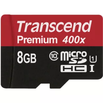 TRANSCEND MicroSDHC kartica 8GB Premium, Class 10 UHS-I 300x, bez adaptera