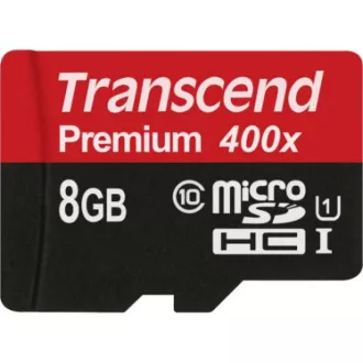 TRANSCEND MicroSDHC kartica 8GB Premium, Class 10 UHS-I 300x, bez adaptera