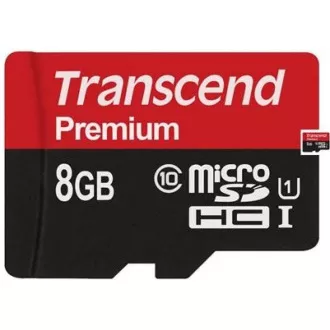 TRANSCEND MicroSDHC kartica 8GB Premium, Class 10 UHS-I 300x, bez adaptera