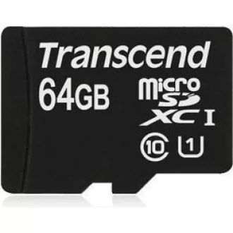 TRANSCEND MicroSDXC kartica 64 GB Premium, Class 10 UHS-I 400x (R: 85 / W: 35 MB / s) + adapter
