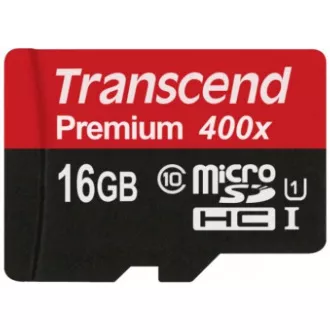 TRANSCEND MicroSDHC kartica 16GB Premium, Class 10 UHS-I 300x, bez adaptera