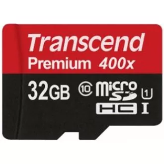 TRANSCEND MicroSDHC kartica 32GB Premium, Class 10 UHS-I 300x, bez adaptera