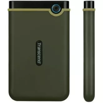 TRANSCEND vanjski HDD USB 3.0 StoreJet 25M3G, tanak, 2TB, crni (SATA, gumeno kućište, Anti-Shock)
