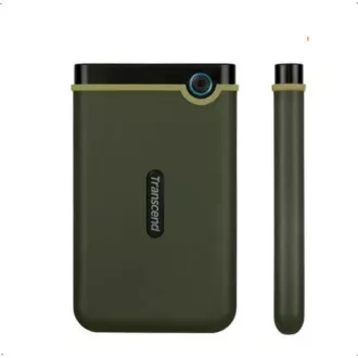 TRANSCEND vanjski HDD USB 3.0 StoreJet 25M3G, tanak, 2TB, crni (SATA, gumeno kućište, Anti-Shock)