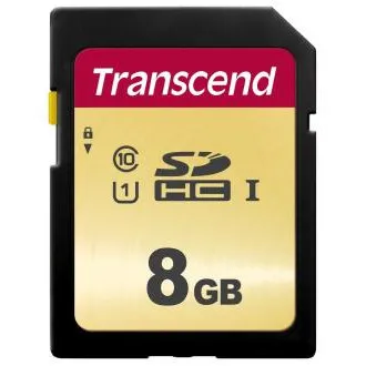 TRANSCEND SDHC kartica 8 GB 500S, UHS-I U1 (P: 95 / W: 60 MB / s) TRANSCEND SDHC kartica 8 GB 500S, UHS-I U1 (P: 95 / W: 60 MB / s)