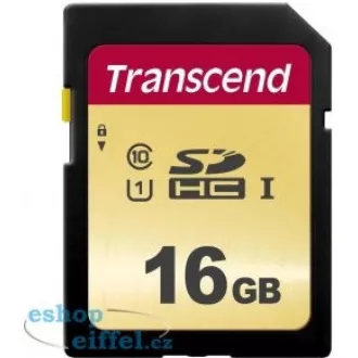 TRANSCEND SDHC kartica 16 GB 500S, UHS-I U1 (P: 95 / W: 60 MB / s)