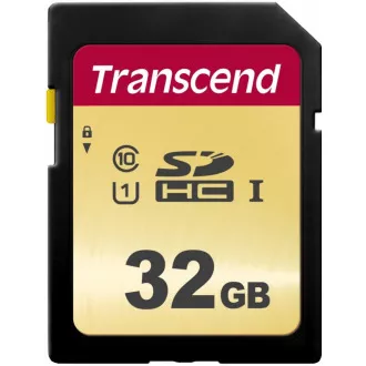TRANSCEND SDHC kartica 32 GB 500S, UHS-I U1 (P: 95 / W: 60 MB / s)