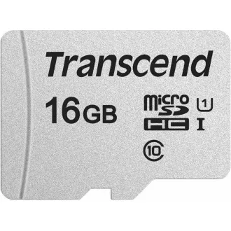 TRANSCEND MicroSDHC kartica 16GB 300S, UHS-I U1 + adapter