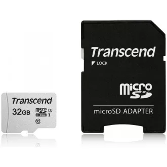 TRANSCEND MicroSDHC kartica 32GB 300S, UHS-I U1 + adapter