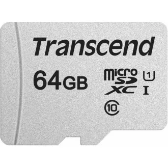 TRANSCEND MicroSDXC kartica 64GB 300S, UHS-I U1 + adapter