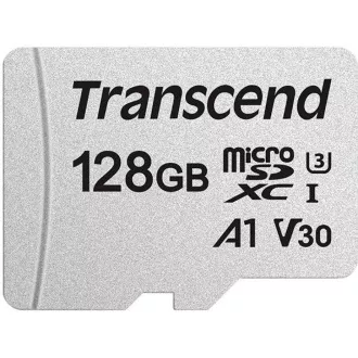 TRANSCEND MicroSDXC kartica 128GB 300S, UHS-I U3 V30 + adapter