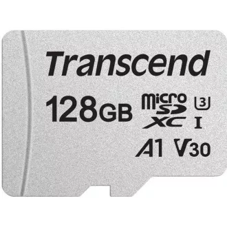 TRANSCEND MicroSDXC kartica 128GB 300S, UHS-I U3 V30 + adapter