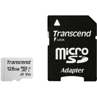 TRANSCEND MicroSDXC kartica 128GB 300S, UHS-I U3 V30 + adapter