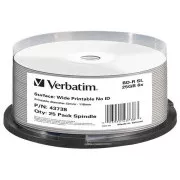VERBATIM BD-R (pakiranje od 25) Blu-Ray / vreteno / 6x / 25 GB / za ispis / bez ID-a