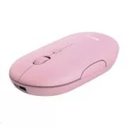 TRUST miš PUCK, bežični, USB, roza