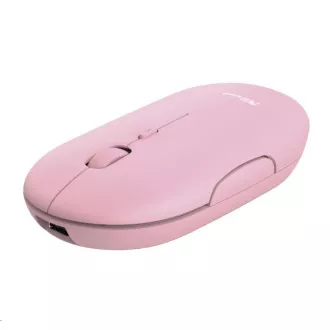 TRUST miš PUCK, bežični, USB, roza TRUST miš PUCK, bežični, USB, roza