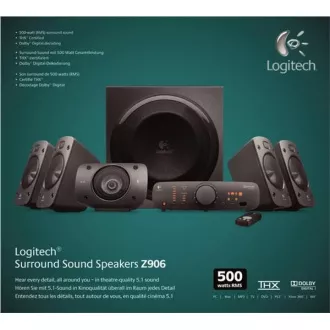 Logitech zvučnici Z906 kućno kino 5.1 surround zvučni sustav