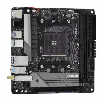 ASRock MB Sc AM4 B550M-ITX/AC, AMD B550M, 2xDDR4, HDMI, DP