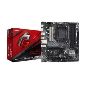 ASRock MB SC AM4 B550M PHANTOM GAMING 4, AMD B550, 4xDDR4, 1xDP, 1xHDMI, mATX