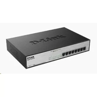 D-Link DGS-1008MP 8-portni gigabitni PoE preklopnik, 8x gigabitni PoE RJ45, PoE proračun 140 W