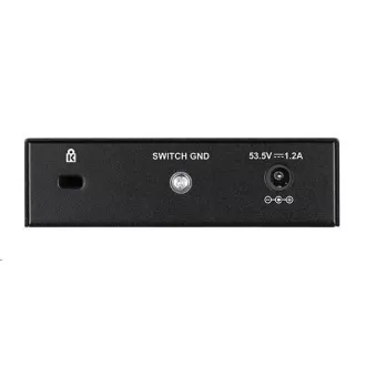 D-Link DGS-1005P 5-portni Gigabit Desktop PoE+ Switch, 4 porta su PoE+, PoE proračun 60W