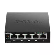 D-Link DES-1005P B1 5-portni 10/100 PoE stolni prekidač, 4x PoE+, 60 W za PoE