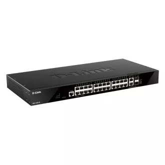 D-Link DGS-1520-28 28-portni pametni upravljani prekidač, 24x gigabita, 2x 10GE RJ45, 2x SFP+ D-Link DGS-1520-28 28-portni pametni upravljani prekidač, 24x gigabita, 2x 10GE RJ45, 2x SFP+