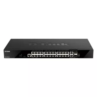 D-Link DGS-1520-28 28-portni pametni upravljani prekidač, 24x gigabita, 2x 10GE RJ45, 2x SFP+ D-Link DGS-1520-28 28-portni pametni upravljani prekidač, 24x gigabita, 2x 10GE RJ45, 2x SFP+