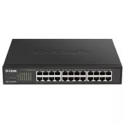 D-Link DGS-1100-24PV2 24-Port PoE Gigabit Smart Managed Switch, 12x PoE, PoE proračun 100 W, bez ventilatora
