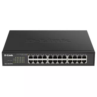 D-Link DGS-1100-24PV2 24-Port PoE Gigabit Smart Managed Switch, 12x PoE, PoE proračun 100 W, bez ventilatora D-Link DGS-1100-24PV2 24-Port PoE Gigabit Smart Managed Switch, 12x PoE, PoE proračun 100 W, bez ventilatora