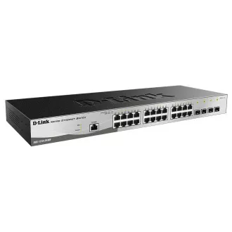 D-Link DGS-1210-28/ME 28-portni Gigabit Metro Ethernet Smart Switch, 24x GbE, 4x SFP, bez ventilatora