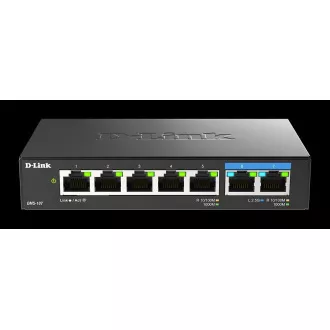 D-Link DMS-107/E 7-portni multi-gigabitni neupravljani preklopnik