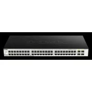 D-Link DGS-1210-52/ME/E 48-port 10/100/1000BASE-T + 4-port 1 Gbps SFP portovi Metro Ethernet