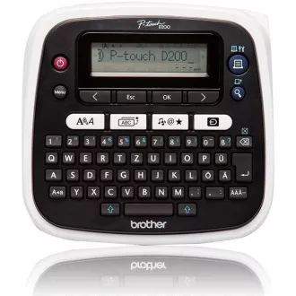 BROTHER pisač naljepnica PT-D800W - 36mm, TZe trake, pisač s velikim zaslonom u boji, WIFI, tipkovnica