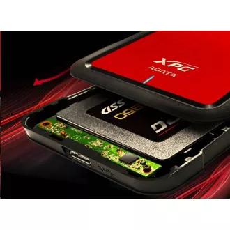 ADATA vanjski BOX EX500 2,5" USB 3.0 (7 mm/ 9,5 mm HDD/SSD)