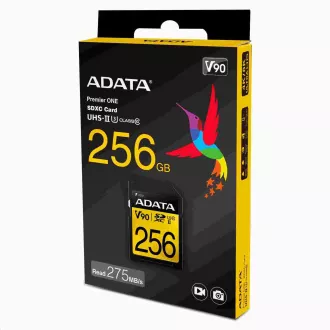 ADATA SDXC kartica 256 GB Premier One UHS-II U3 Class 10 (R: 275 / W: 155 MB / s)