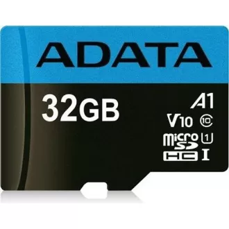 ADATA MicroSDHC kartica 32GB UHS-I Class 10, A1 + SD adapter, Premier