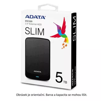 ADATA vanjski HDD 1TB 2.5" USB 3.1 AHV320, bijeli