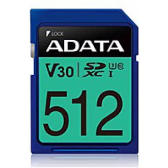 ADATA SDXC kartica 512 GB Premier Pro UHS-I U3 Class 10 (R: 95 / W: 60 MB / s)