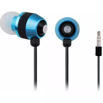 GEMBIRD slušalice s mikrofonom MHS-EP-002 za MP3, metalne, plave