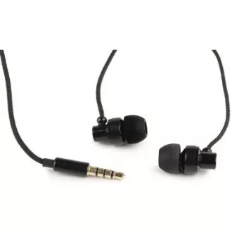 GEMBIRD slušalice s mikrofonom MHS-EP-001 za MP3, metalne, crne