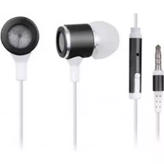 GEMBIRD slušalice s mikrofonom MHS-EP-001 za MP3, metalne, crne