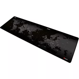C-TECH podloga za gaming miš MP-01W (Svijet), 900x270x4mm, našiveni rubovi