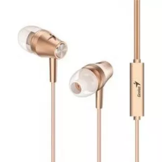 GENIUS slušalice s mikrofonom HS-M360, zlatne