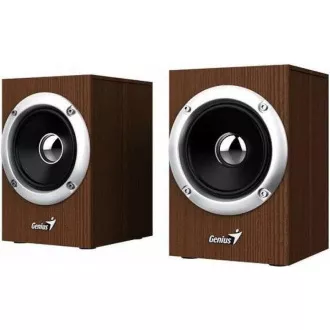 GENIUS zvučnik SP-HF280, 2.0, 6W, drveni, smeđi GENIUS zvučnik SP-HF280, 2.0, 6W, drveni, smeđi