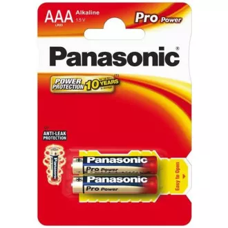 PANASONIC alkalne baterije Pro Power LR03PPG / 2BP AAA 1.5V (blister 2kom)