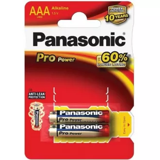 PANASONIC alkalne baterije Pro Power LR03PPG / 2BP AAA 1.5V (blister 2kom)